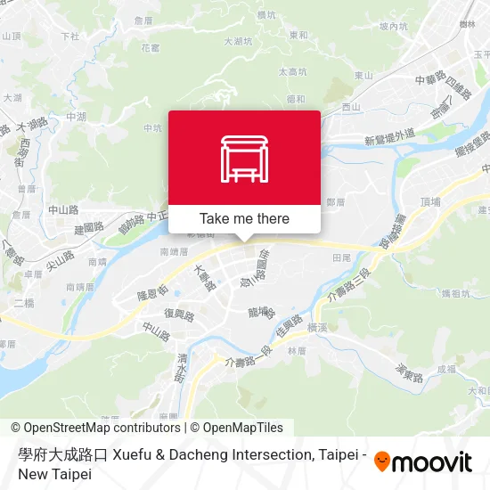 學府大成路口 Xuefu & Dacheng Intersection地圖