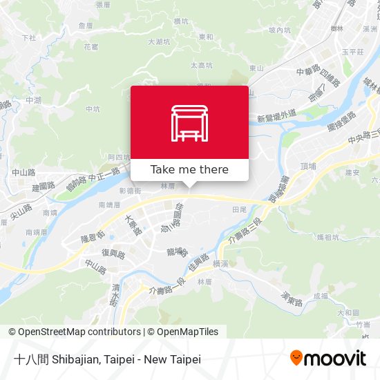 十八間 Shibajian map