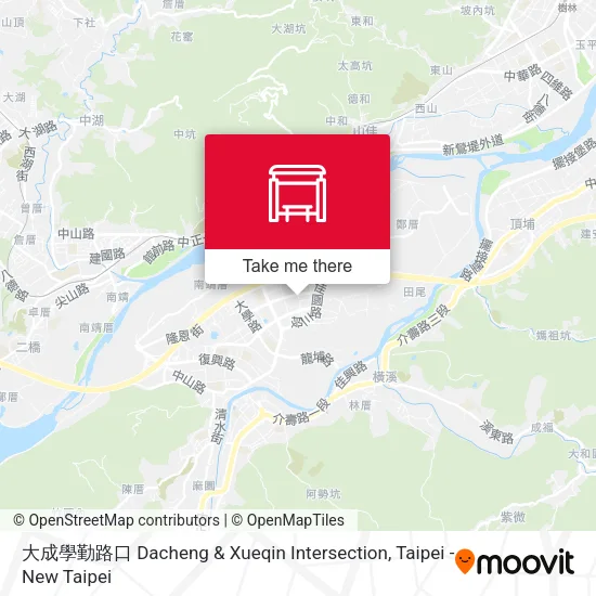 大成學勤路口 Dacheng & Xueqin Intersection地圖