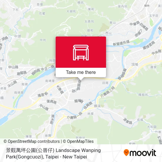 景觀萬坪公園(公厝仔) Landscape Wanping Park(Gongcuozi)地圖