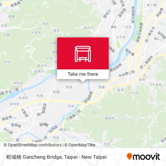 柑城橋 Gancheng Bridge地圖