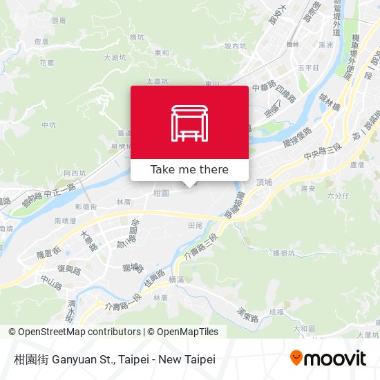 柑園街 Ganyuan St. map