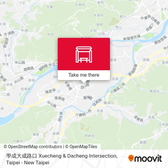 學成大成路口 Xuecheng & Dacheng Intersection地圖