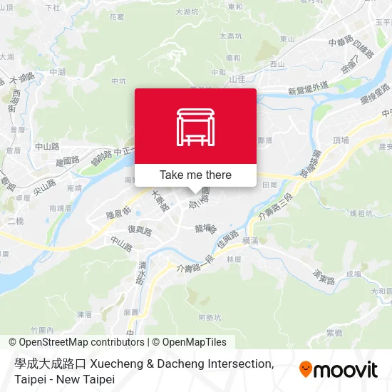 學成大成路口 Xuecheng & Dacheng Intersection地圖