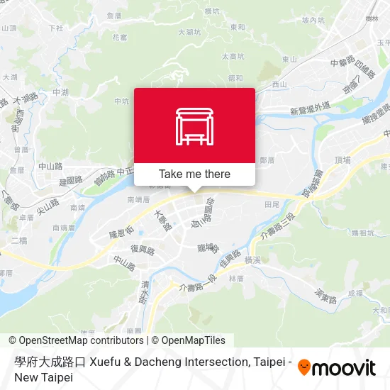 學府大成路口 Xuefu & Dacheng Intersection地圖