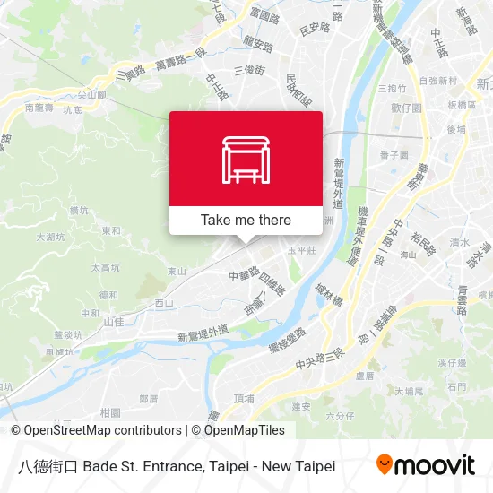 八德街口 Bade St. Entrance map