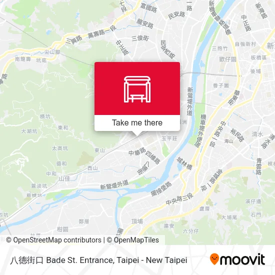 八德街口 Bade St. Entrance map