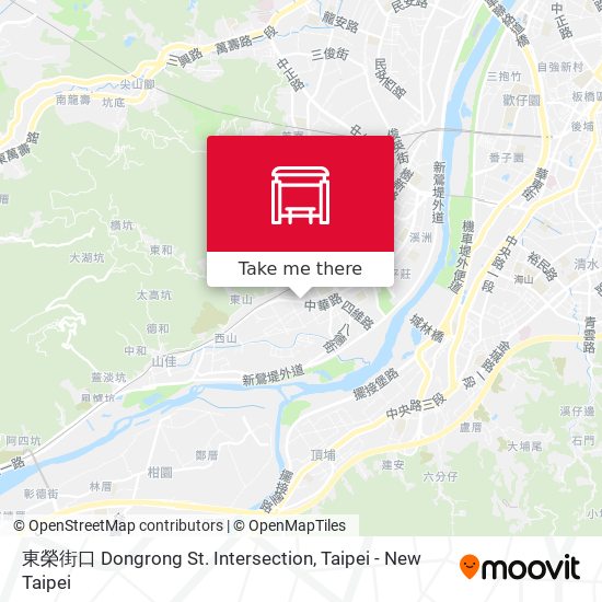 東榮街口 Dongrong St. Intersection map