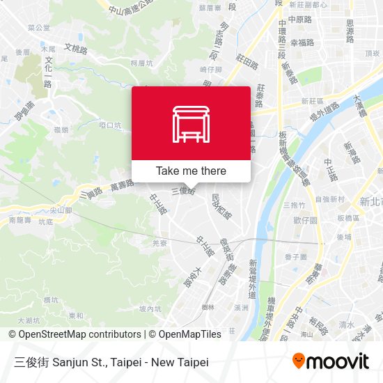 三俊街 Sanjun St.地圖