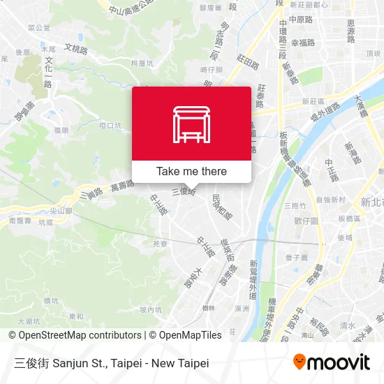 三俊街 Sanjun St. map
