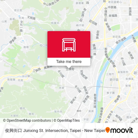 俊興街口 Junxing St. Intersection map