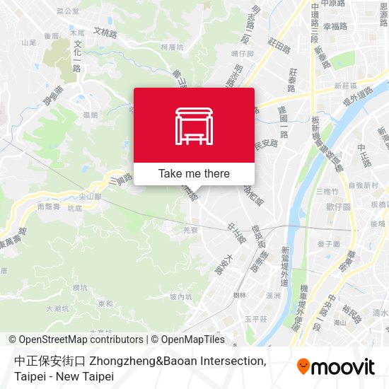 中正保安街口 Zhongzheng&Baoan Intersection地圖
