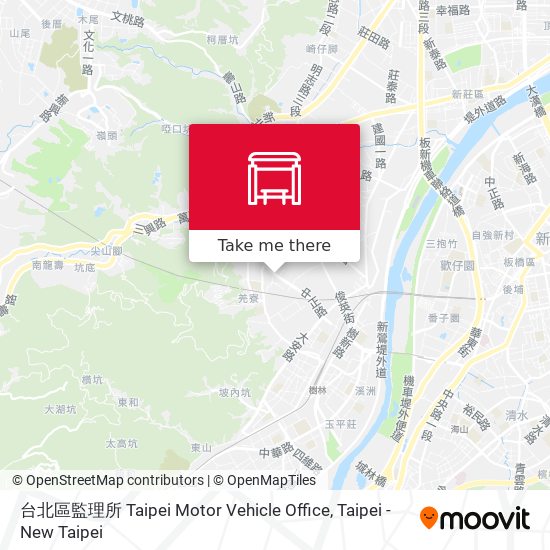 台北區監理所 Taipei Motor Vehicle Office map