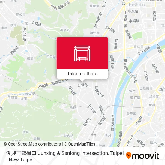 俊興三龍街口 Junxing & Sanlong Intersection地圖