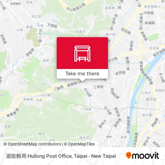 迴龍郵局 Huilong Post Office map