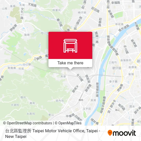 台北區監理所 Taipei Motor Vehicle Office地圖