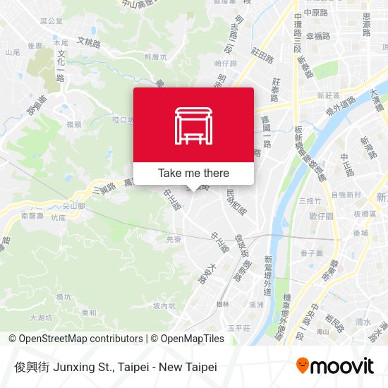 俊興街 Junxing St. map