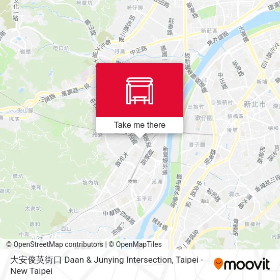大安俊英街口 Daan & Junying Intersection map
