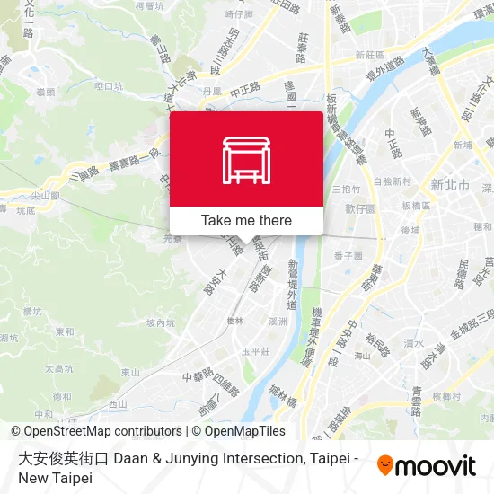 大安俊英街口 Daan & Junying Intersection地圖