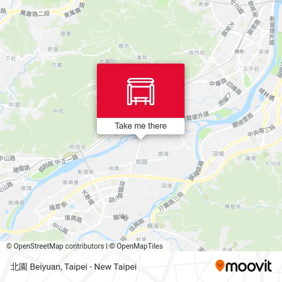 北園 Beiyuan map