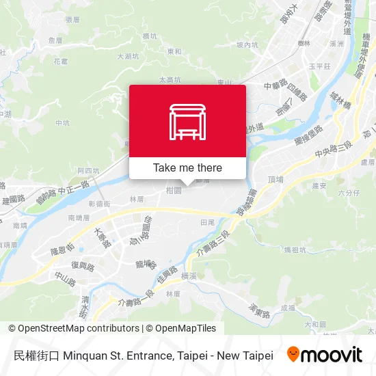 民權街口 Minquan St. Entrance map