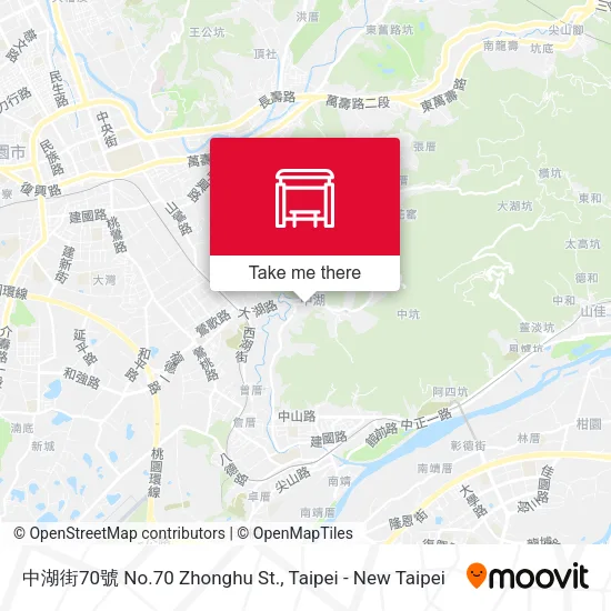 中湖街70號 No.70 Zhonghu St. map