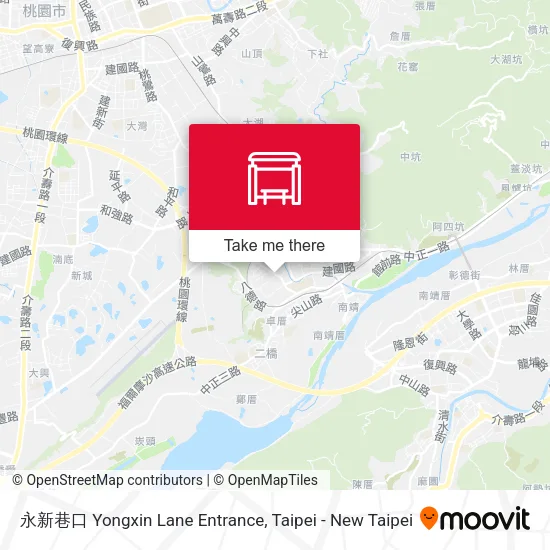 永新巷口 Yongxin Lane Entrance map