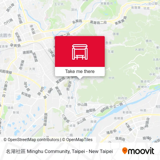 名湖社區 Minghu Community map