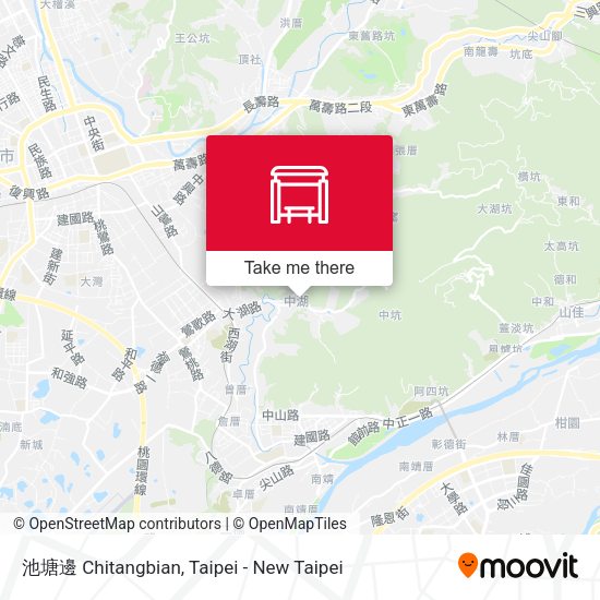 池塘邊 Chitangbian map