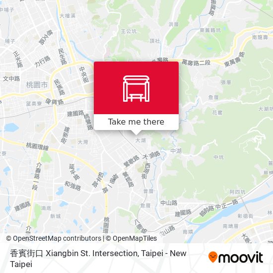 香賓街口 Xiangbin St. Intersection地圖