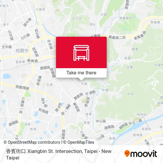 香賓街口 Xiangbin St. Intersection map