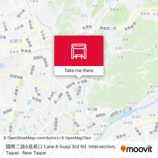 國際二路6巷巷口 Lane 6 Guoji 3rd Rd. Intersection map