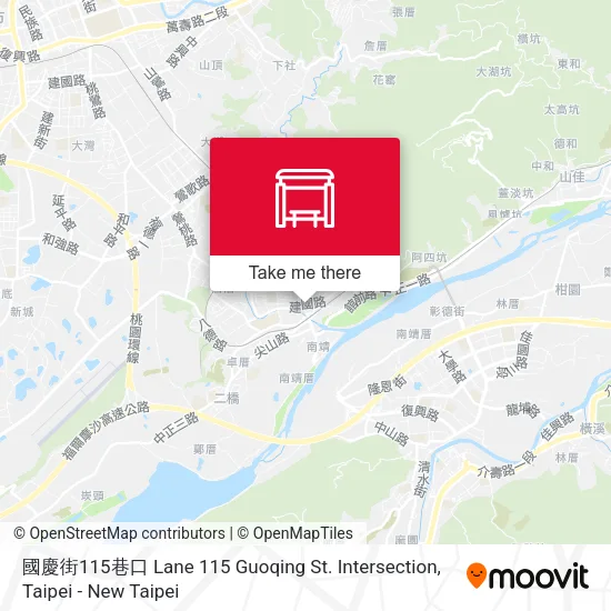 國慶街115巷口 Lane 115 Guoqing St. Intersection地圖