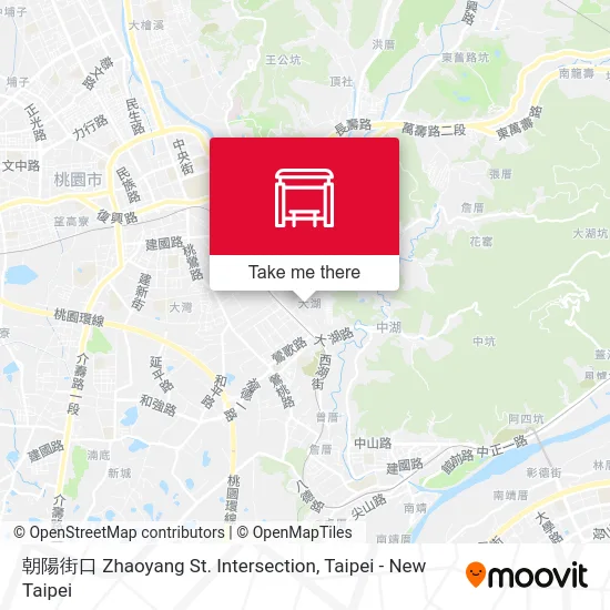 朝陽街口 Zhaoyang St. Intersection map