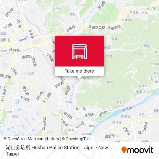 湖山分駐所 Hushan Police Station map
