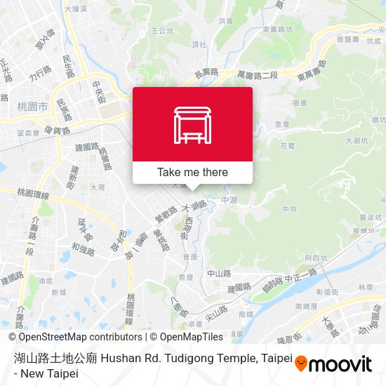 湖山路土地公廟 Hushan Rd. Tudigong Temple map