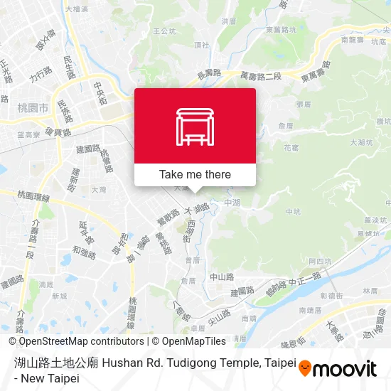 湖山路土地公廟 Hushan Rd. Tudigong Temple map