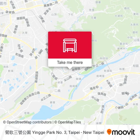 鶯歌三號公園 Yingge Park No. 3 map