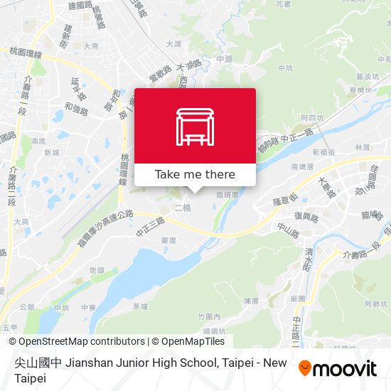 尖山國中 Jianshan Junior High School map