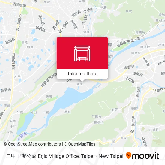二甲里辦公處 Erjia Village Office map