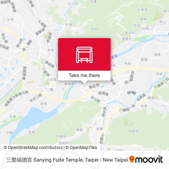 三鶯福德宮 Sanying Fude Temple map