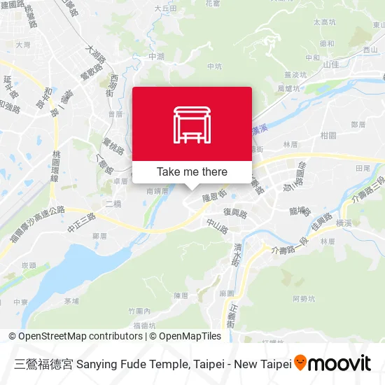 三鶯福德宮 Sanying Fude Temple map