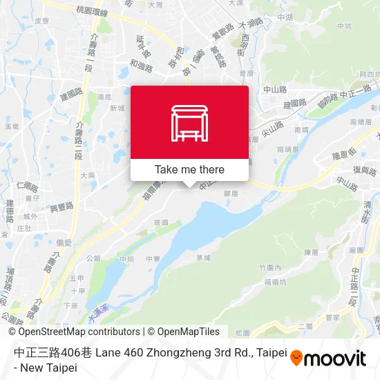 中正三路406巷 Lane 460 Zhongzheng 3rd Rd. map