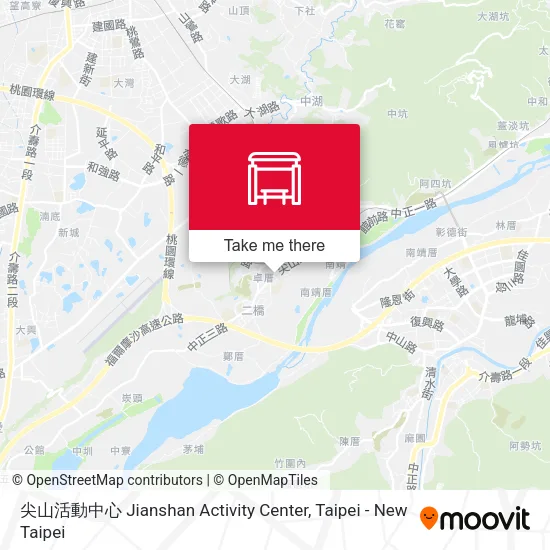 尖山活動中心 Jianshan Activity Center map