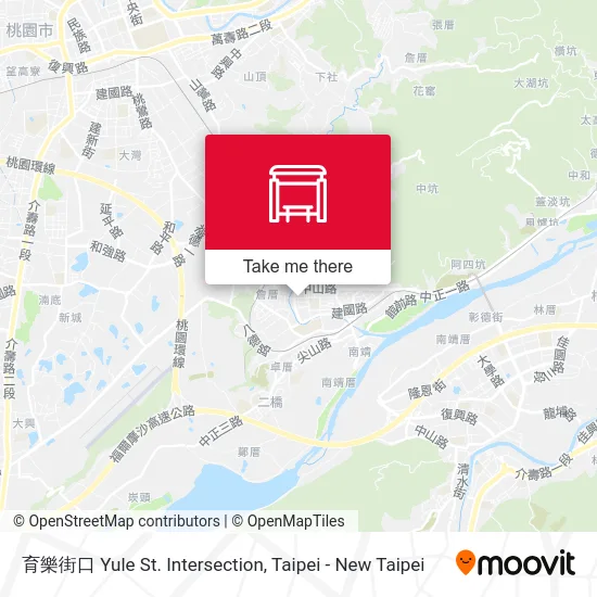 育樂街口 Yule St. Intersection map
