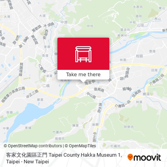 客家文化園區正門 Taipei County Hakka Museum 1 map