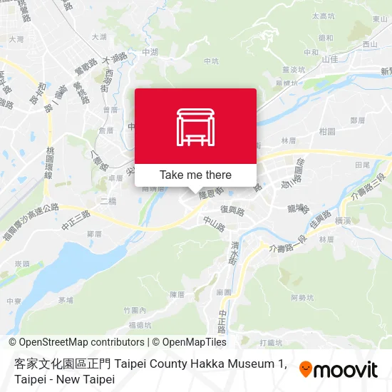 客家文化園區正門 Taipei County Hakka Museum 1 map