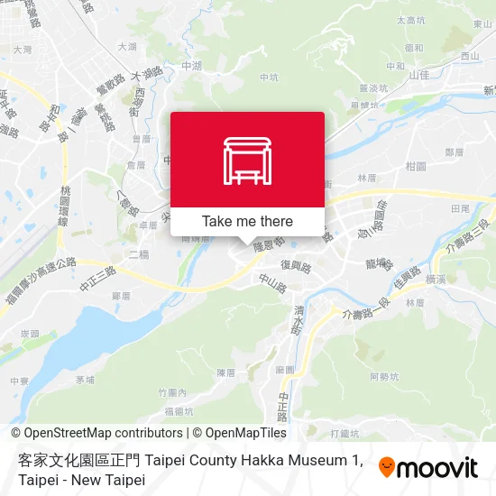 客家文化園區正門 Taipei County Hakka Museum 1 map