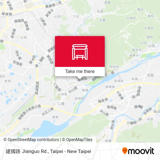 建國路 Jianguo Rd. map