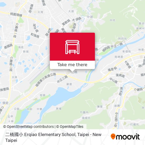 二橋國小 Erqiao Elementary School map